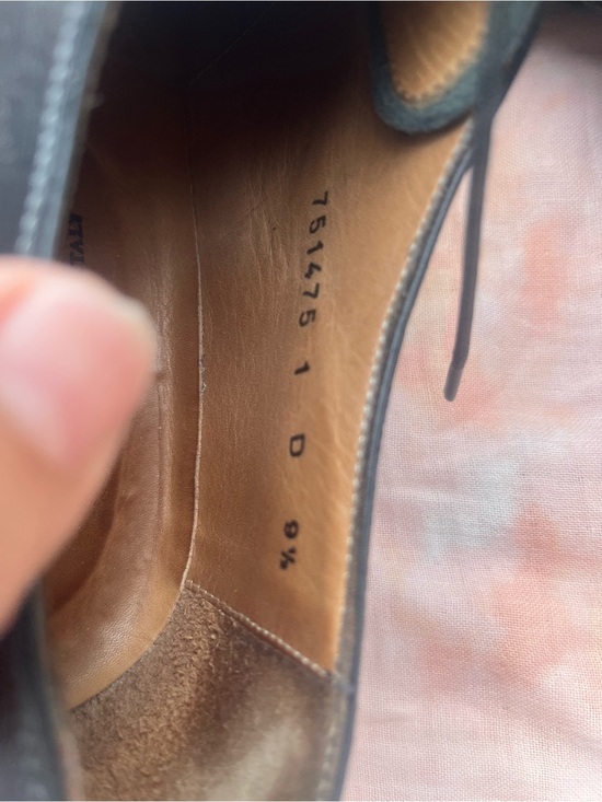 Santoni Black Leather Lace-Up Loafers main image 9